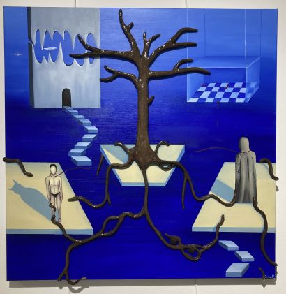 Lien invisible, éternel - a Paint Artowrk by Irène Poetschke